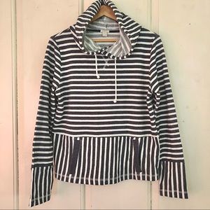J.Crew Nautical Striped Hoodie